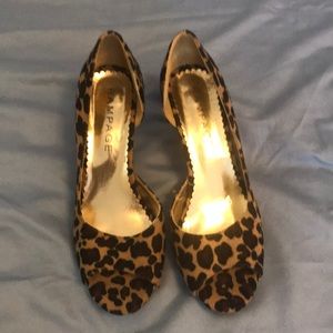 Rampage Cheetah Print Wedges